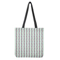 Red And Blue DNA Pattern Print Tote Bag