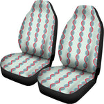 Red And Blue DNA Pattern Print Universal Fit Car Seat Covers