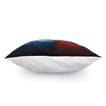 Red And Blue Lightning Print Pillow Cover
