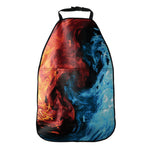 Red And Blue Twin Flame Print Car Seat Organizers