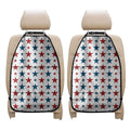 Red And Blue USA Star Pattern Print Car Seat Organizers