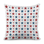 Red And Blue USA Star Pattern Print Pillow Cover