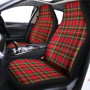 Red And Green Scottish Tartan Print Universal Fit Car Seat Covers