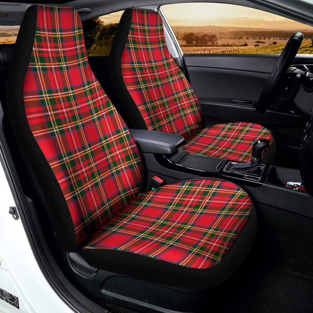 Red And Green Scottish Tartan Print Universal Fit Car Seat Covers