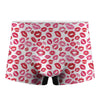 Red And Pink Lips Pattern Print Men's Boxer Briefs
