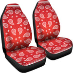 Red And White Bandana Print Universal Fit Car Seat Covers