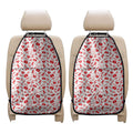 Red And White Nurse Pattern Print Car Seat Organizers