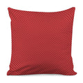 Red And White Polka Dot Print Pillow Cover