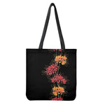 Red And Yellow Japanese Amaryllis Print Tote Bag