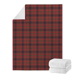 Red And Yellow Tartan Pattern Print Blanket