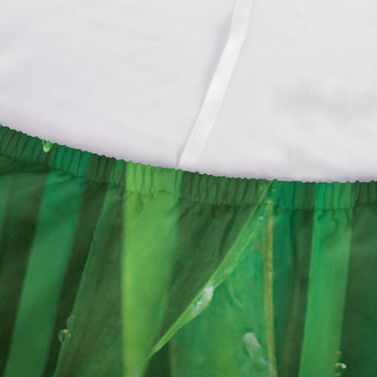 Red And Yellow Tulip Print Sofa Cover