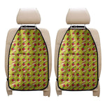 Red Apple Fruit Pattern Print Car Seat Organizers