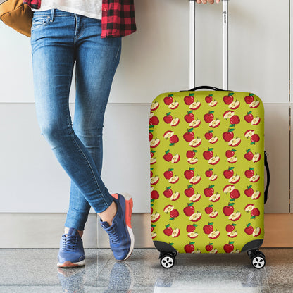 Red Apple Fruit Pattern Print Luggage Cover