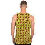 Red Apple Fruit Pattern Print Men's Tank Top