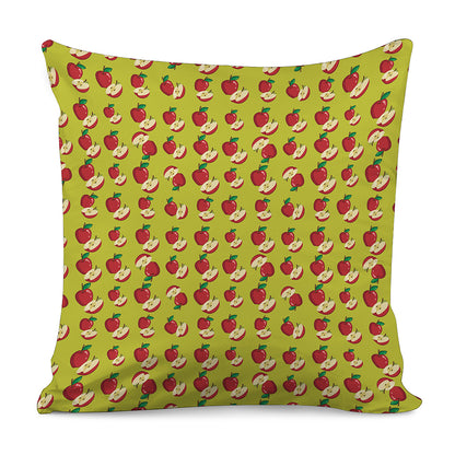 Red Apple Fruit Pattern Print Pillow Cover