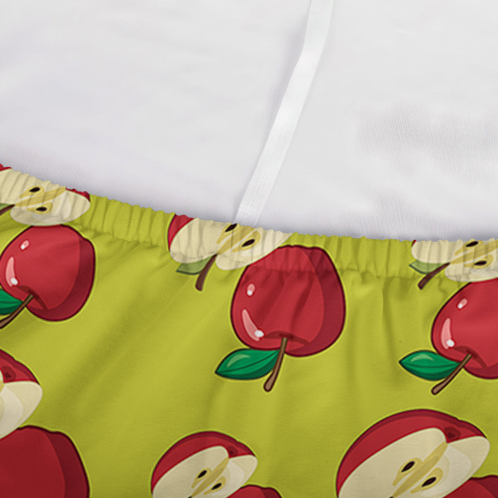 Red Apple Fruit Pattern Print Sofa Cover