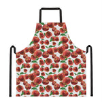 Red Apple Pattern Print Apron