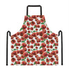 Red Apple Pattern Print Apron