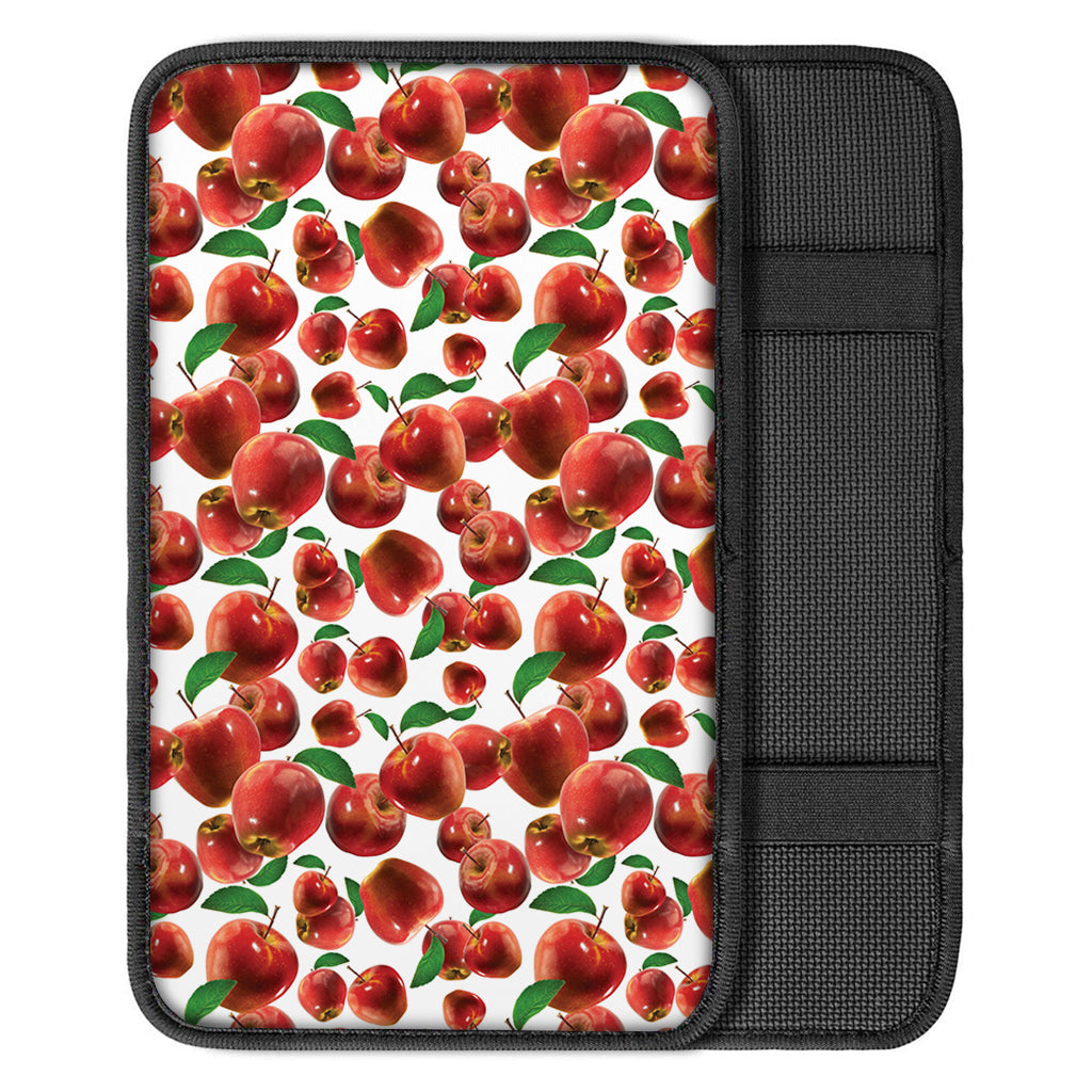 Red Apple Pattern Print Car Center Console Cover
