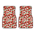 Red Apple Pattern Print Front Car Floor Mats