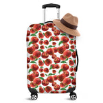 Red Apple Pattern Print Luggage Cover