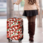 Red Apple Pattern Print Luggage Cover