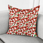 Red Apple Pattern Print Pillow Cover