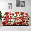 Red Apple Pattern Print Sofa Cover