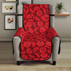 Red Blood Cells Pattern Print Armchair Protector