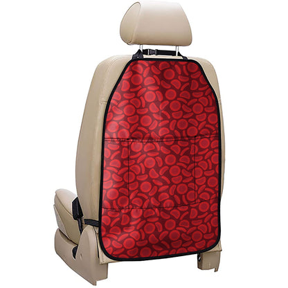 Red Blood Cells Pattern Print Car Seat Organizers
