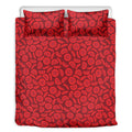 Red Blood Cells Pattern Print Duvet Cover Bedding Set