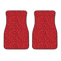 Red Blood Cells Pattern Print Front Car Floor Mats
