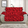 Red Blood Cells Pattern Print Half Sofa Protector