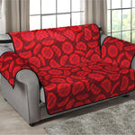 Red Blood Cells Pattern Print Loveseat Protector