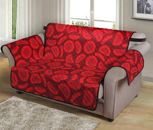 Red Blood Cells Pattern Print Loveseat Protector