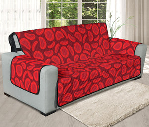 Red Blood Cells Pattern Print Oversized Sofa Protector