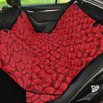 Red Blood Cells Pattern Print Pet Car Back Seat Cover