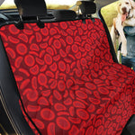 Red Blood Cells Pattern Print Pet Car Back Seat Cover