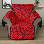 Red Blood Cells Pattern Print Recliner Protector