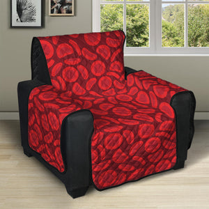 Red Blood Cells Pattern Print Recliner Protector