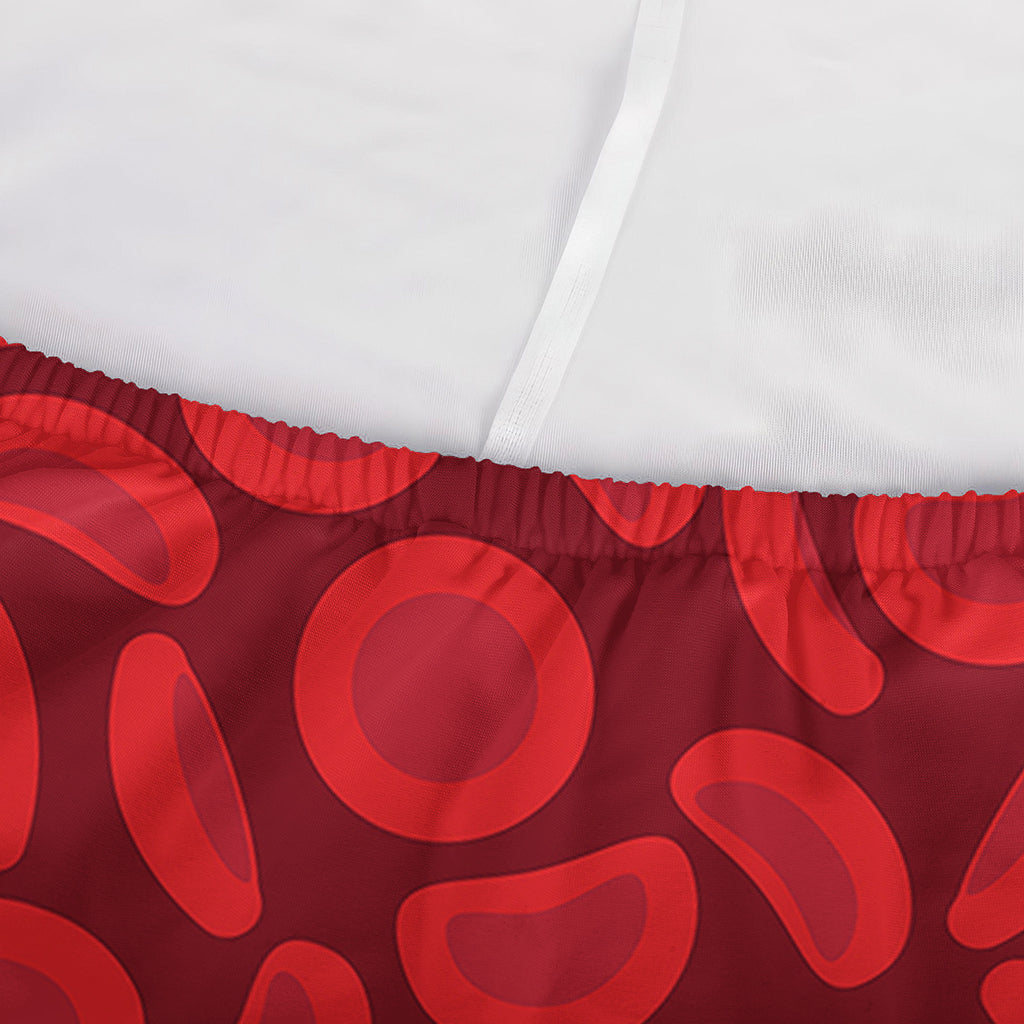 Red Blood Cells Pattern Print Sofa Cover