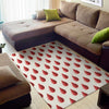 Red Blood Drop Pattern Print Area Rug