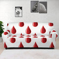 Red Blood Drop Pattern Print Sofa Cover