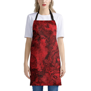 Red Blood Print Apron