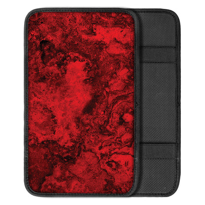 Red Blood Print Car Center Console Cover