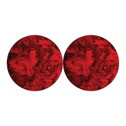 Red Blood Print Car Coasters