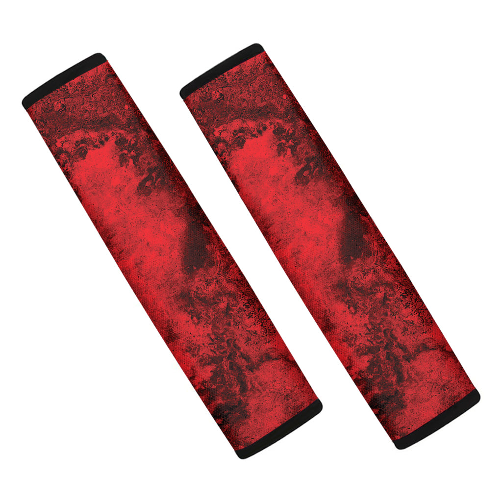 Red Blood Print Car Seat Belt Covers