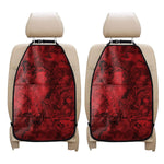 Red Blood Print Car Seat Organizers