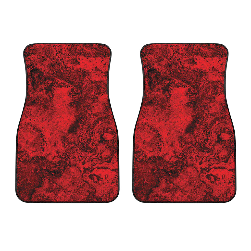 Red Blood Print Front Car Floor Mats