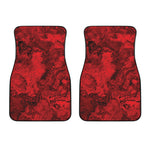 Red Blood Print Front Car Floor Mats